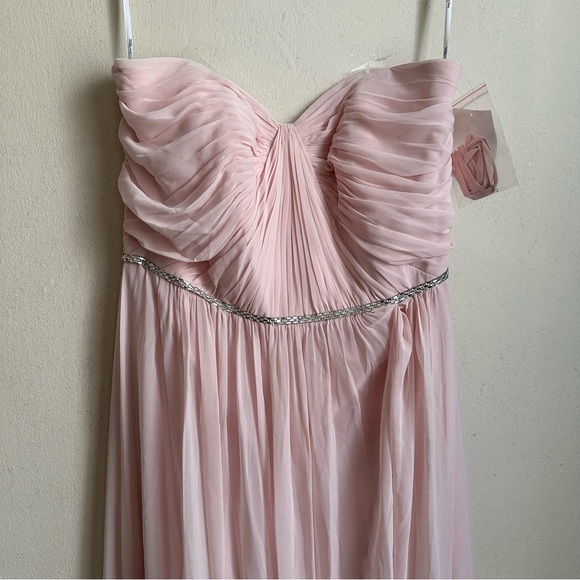 NWT Jenny Packham Chiffon Beaded waist Bridesmaid Dress jp1008 plus size 14 rare - Picture 3 of 9
